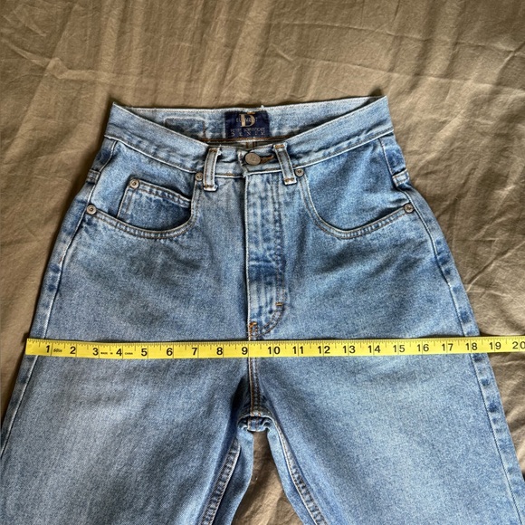 Vtg Element Petite Sophisticate Straight Leg Jeans 0S Blue Denim High Waist Mom - Picture 6 of 9